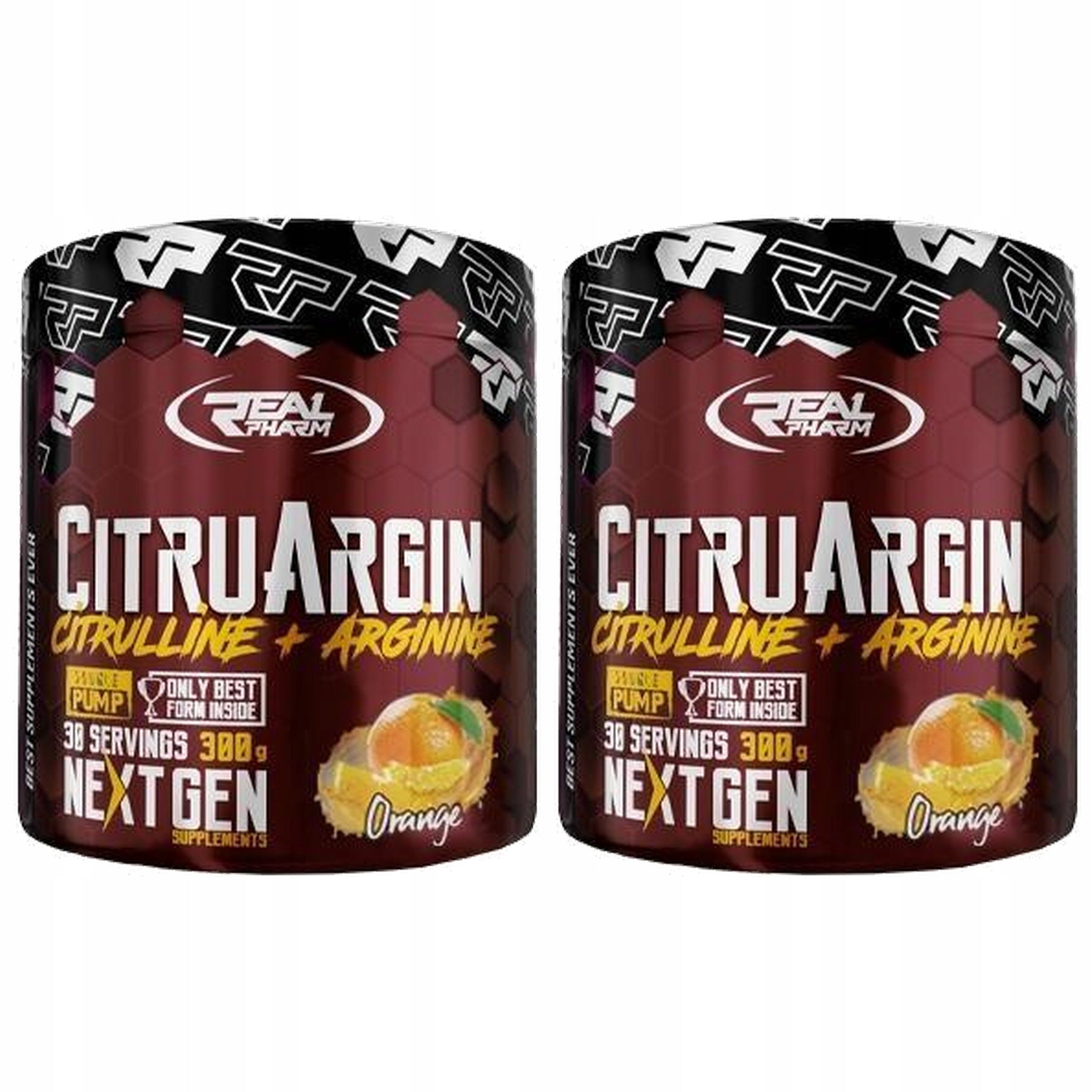 2x CitruArgin Citrulline Arginine Pre-workout Energy Strength 300g Real Ph