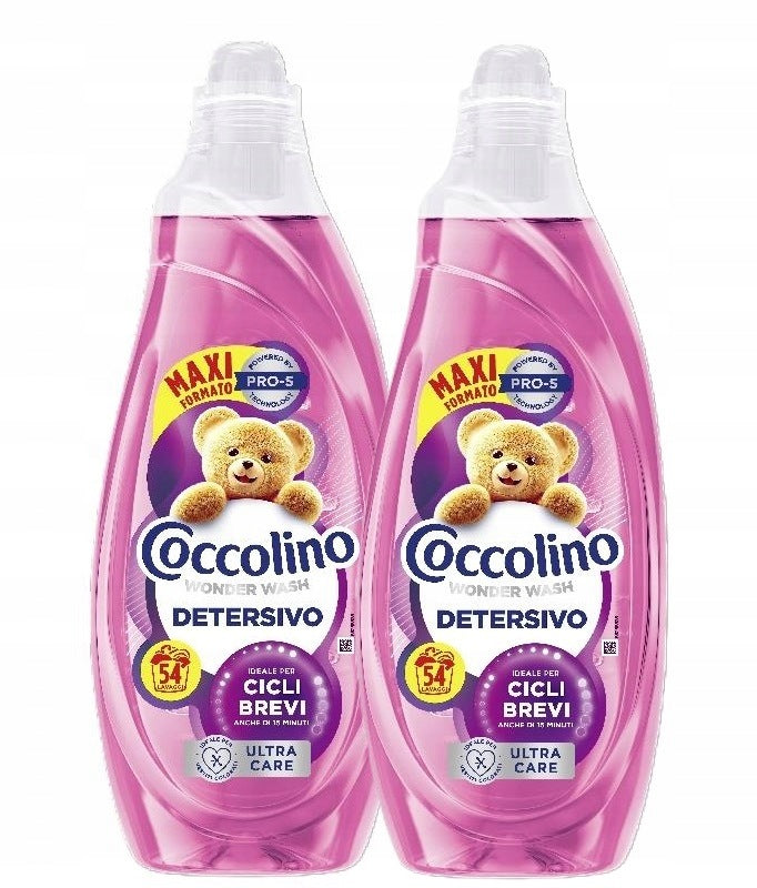 2x Coccolino ULTRA ROSA Washing Liquid 2160 ml