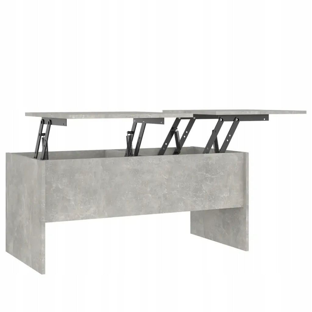 2x Coffee table, grey concrete, 102x50,5x46,5 cm