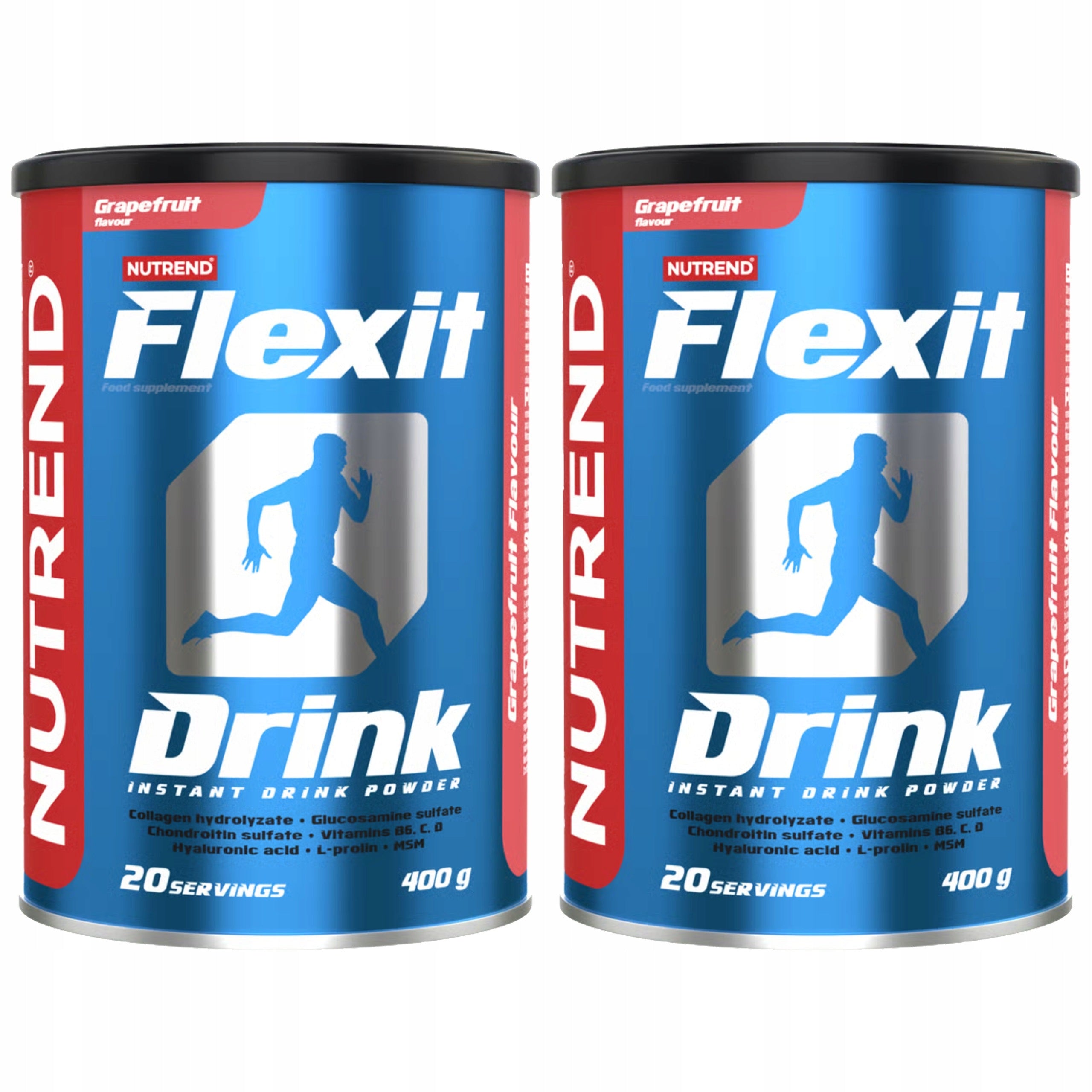 2x Collagen + Glucosamine + Chondroitin Joints Bones Flexit Drink NUTREND