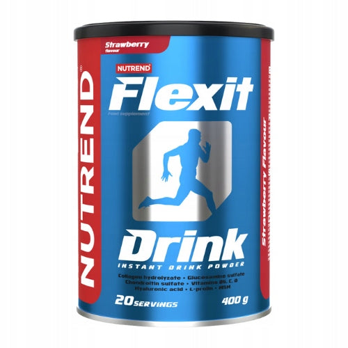 2x Collagen + Joints + Bones Glucosamine Chondroitin MSM 400g Nutrend Expiration date at least six months from the date of purchase