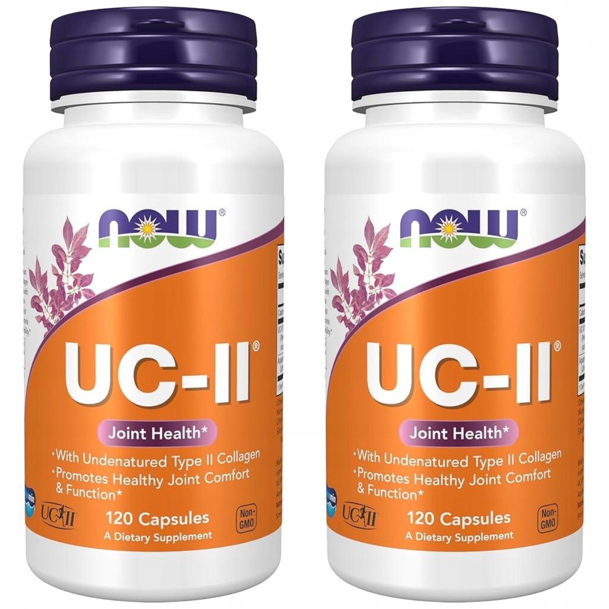 2x Collagen Type 2 UC-II 40mg 120 caps Joints Bone Flexibility Health NOW