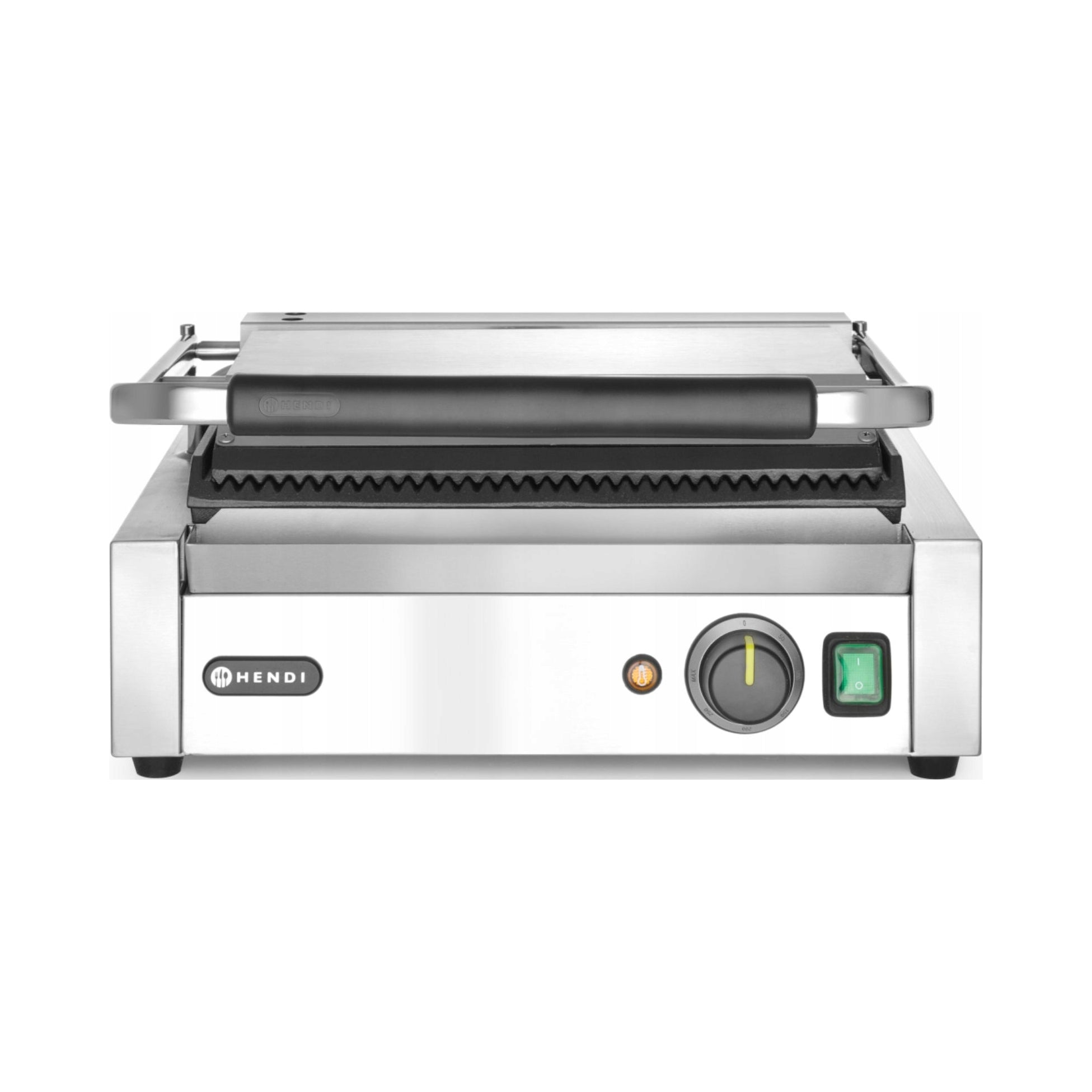 2x Contact grill PANINI grooved 2200W - Hendi 263655