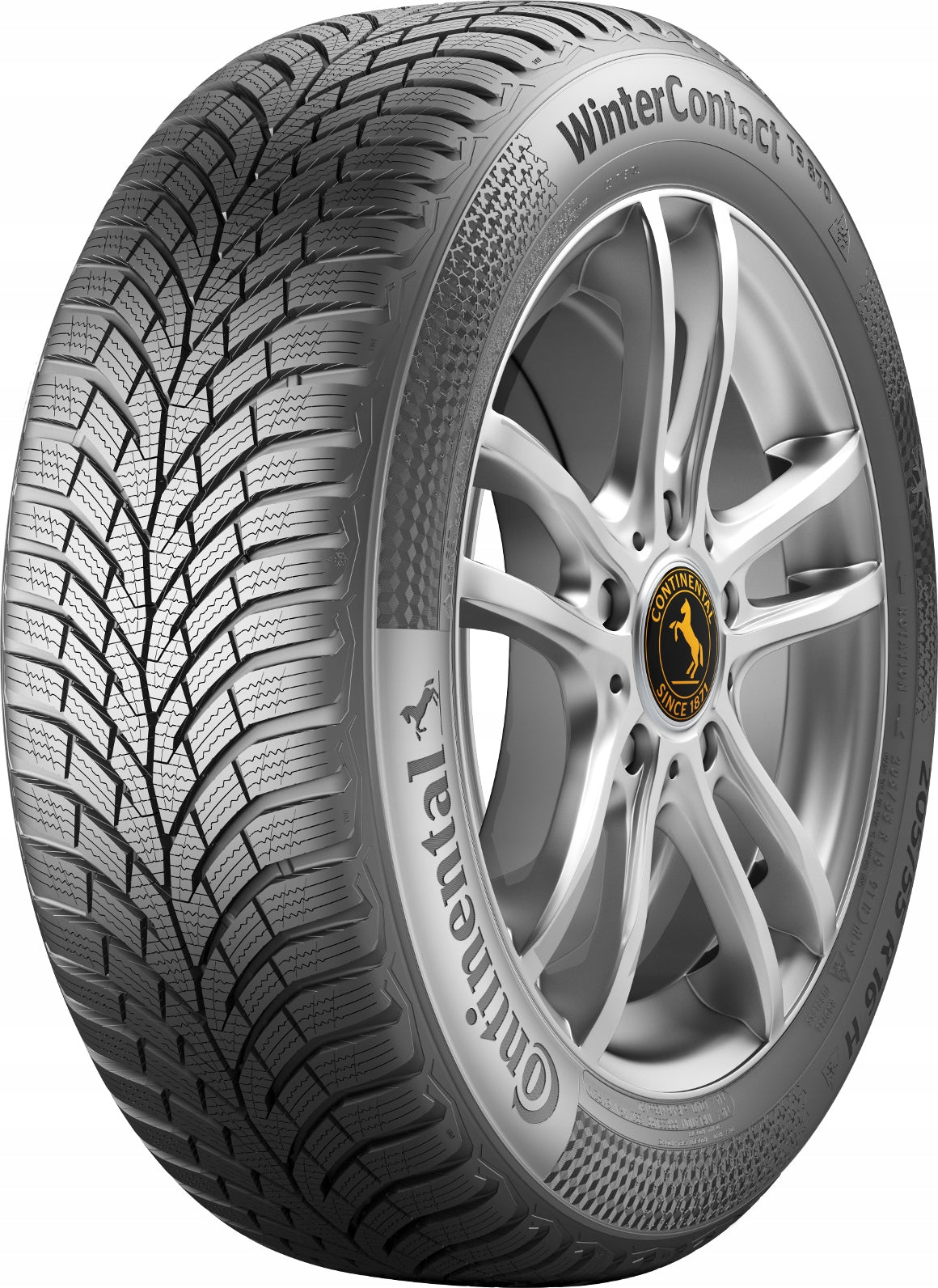 2x Continental 205/60R16 WINTERCONTACT TS 870 96H XL PASSENGER WINTER TYRE