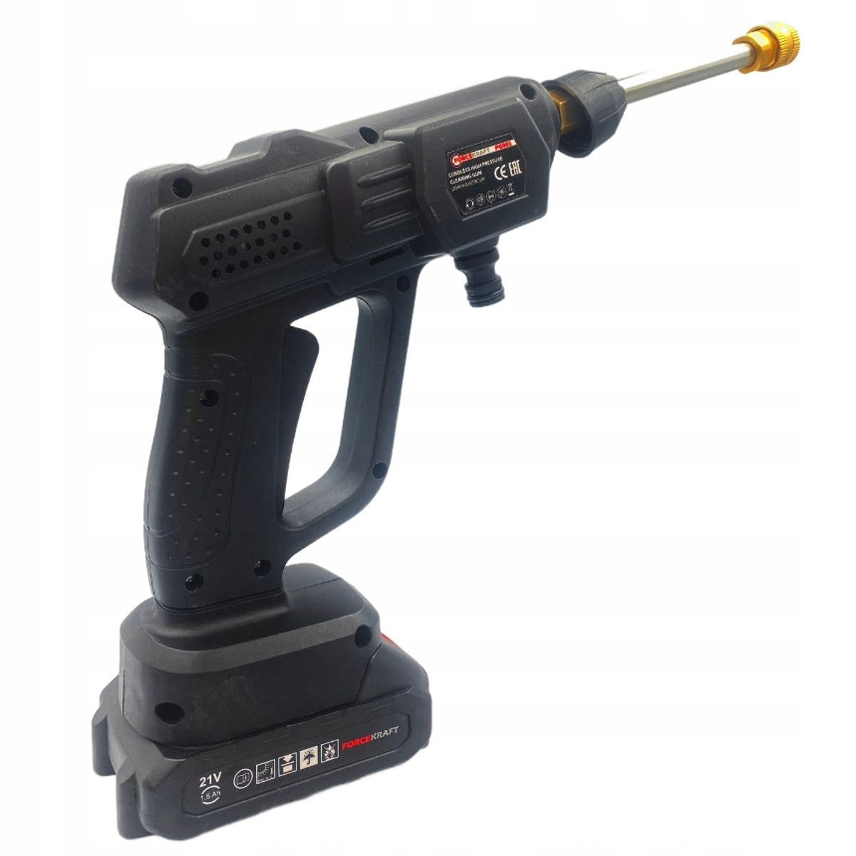 2x Cordless Pressure Washer Forcekraft 15 Bar 800 W Operating pressure 15 bar