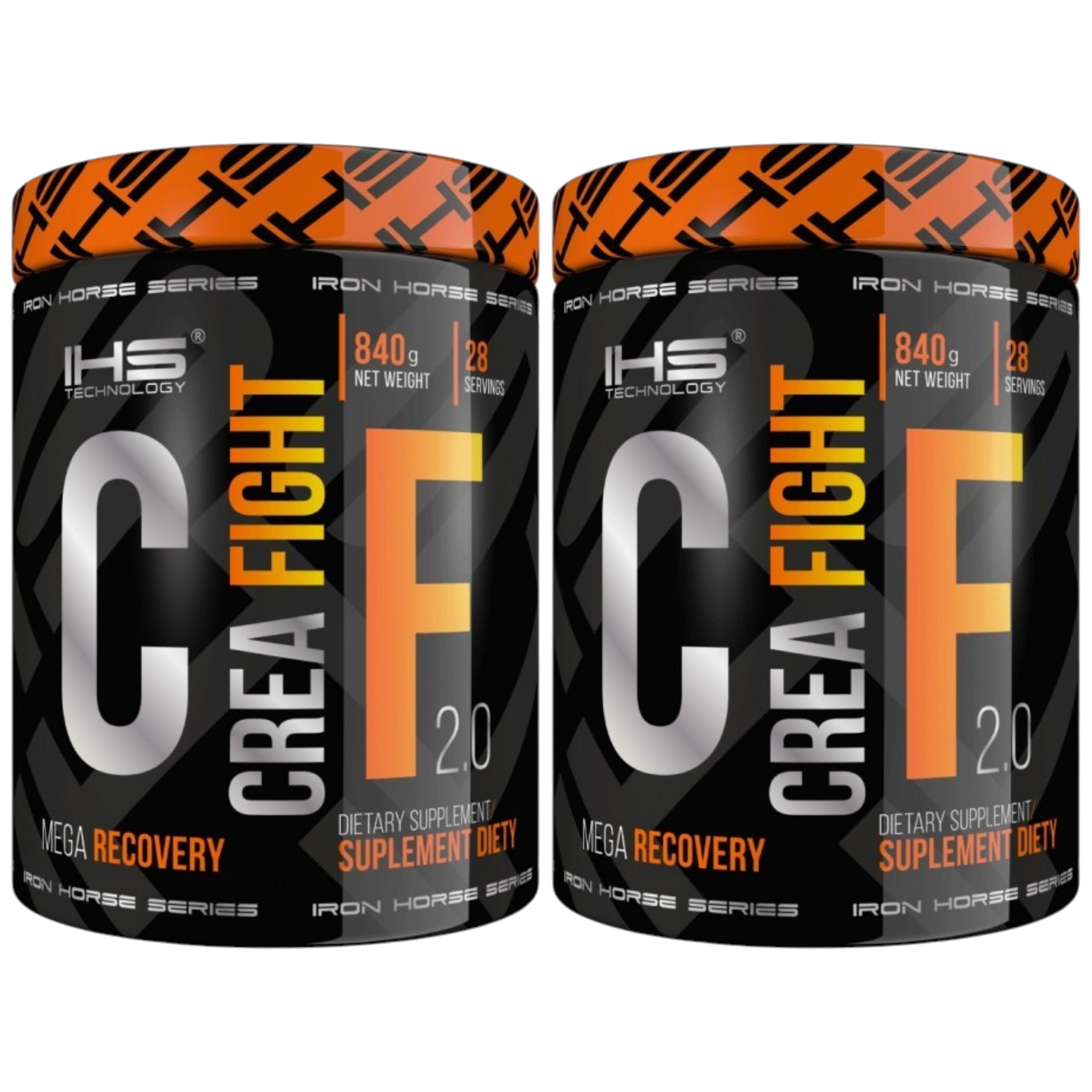 2x Creatine regeneration strength mass protein amino acids magnesium IRON HORSE