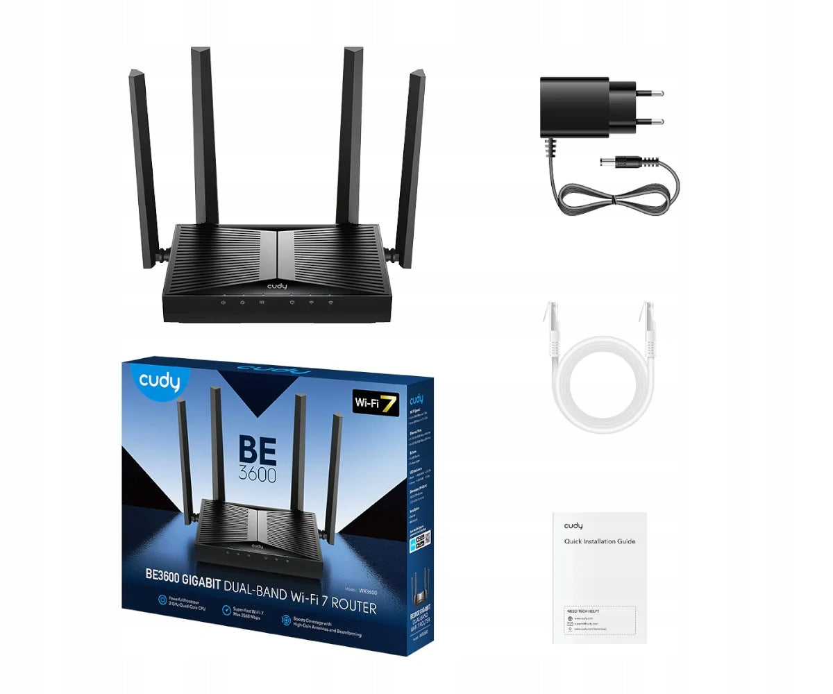2x Cudy Wr3600 Router Manufacturer Cudy