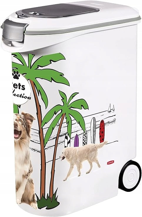 2x Curver PetLife Dog Food Storage Container 20l