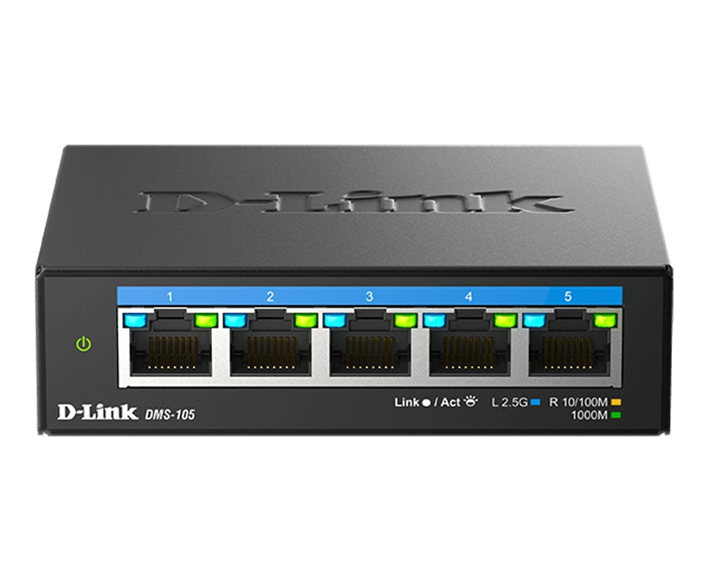 2x D-LINK 5-Port Multi-Gigabit Unmanaged Switch