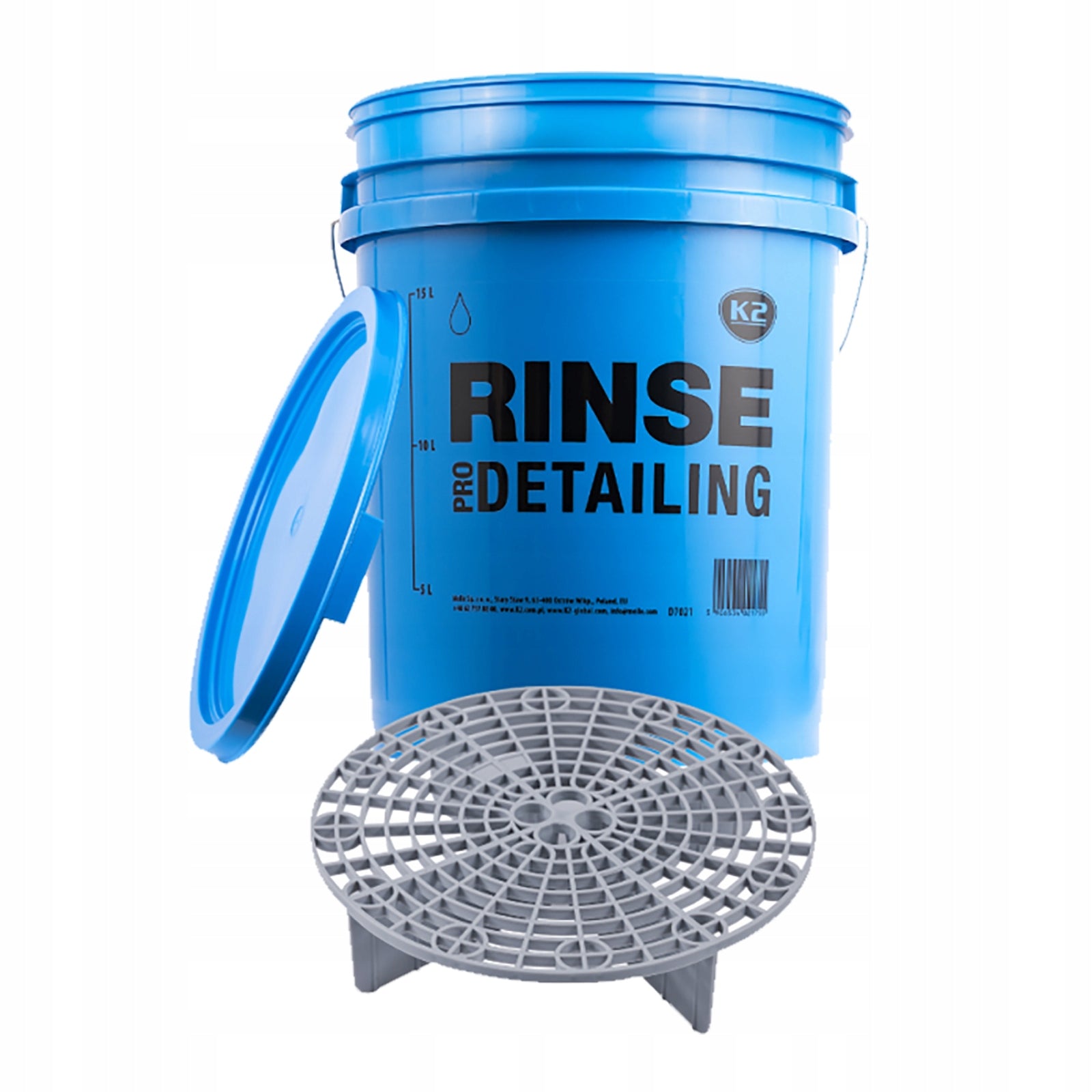 2x DETAILING BUCKET + SEPARATOR + COVER WASHING + RINSING 20L SET Manufacturer K2