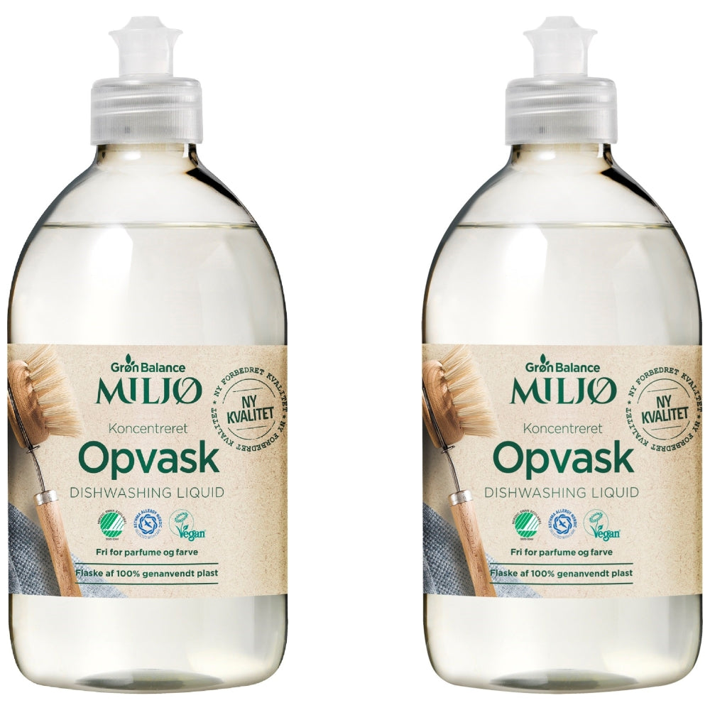 2x DISHWASHING LIQUID (CONCENTRATE) ECO 500 ml - GRON BALANCE