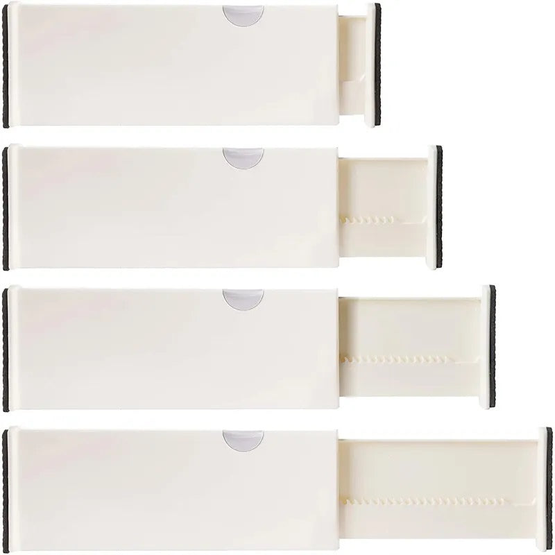 2x DRAWER ORGANIZER COMPARTMENT ADJUSTABLE CABINET DRAWER SEPARATOR Number of pieces 2 pcs