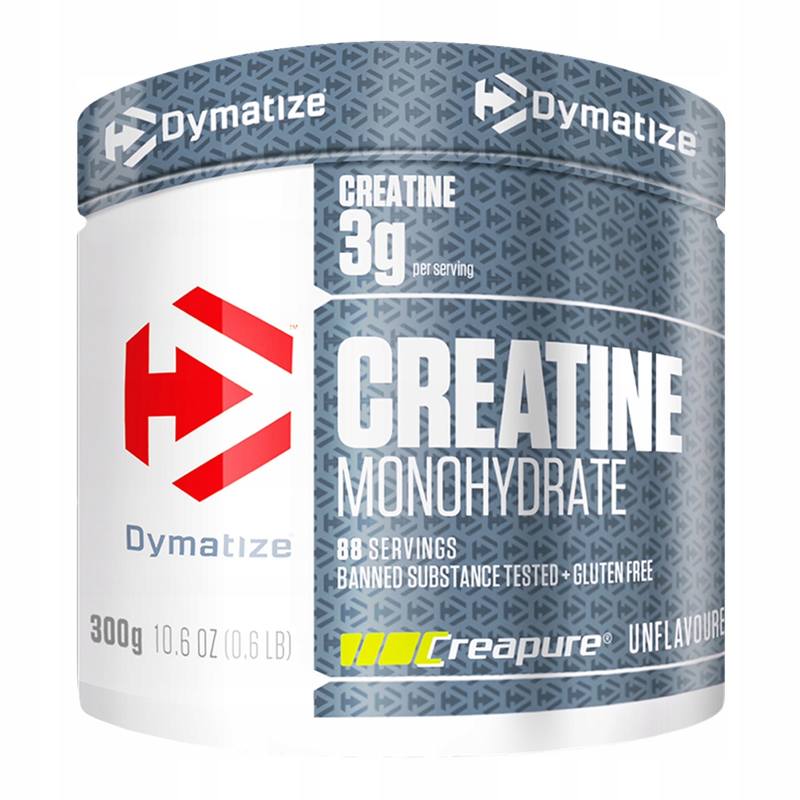2x DYMATIZE Creatine Monohydrate 300g CREAPURE Creatine MASS ENERGY Brand Dymatize