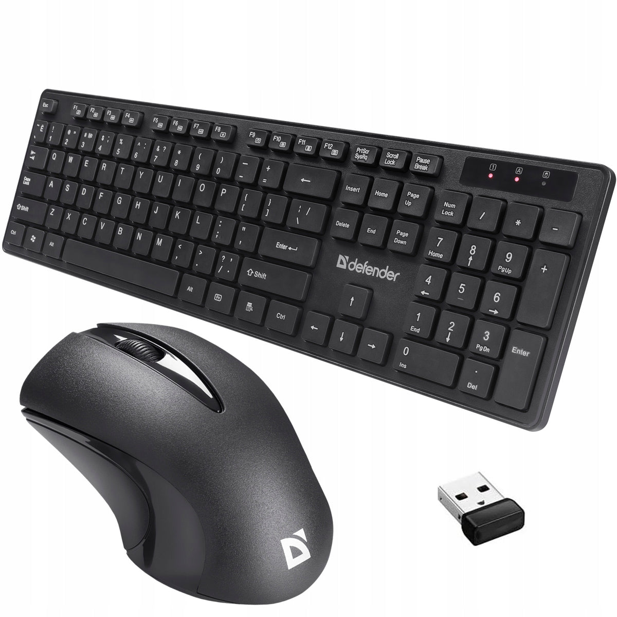 2x Defender Lima C 993 Wireless Usb Mouse Keyboard Kit Manufacturer Defender