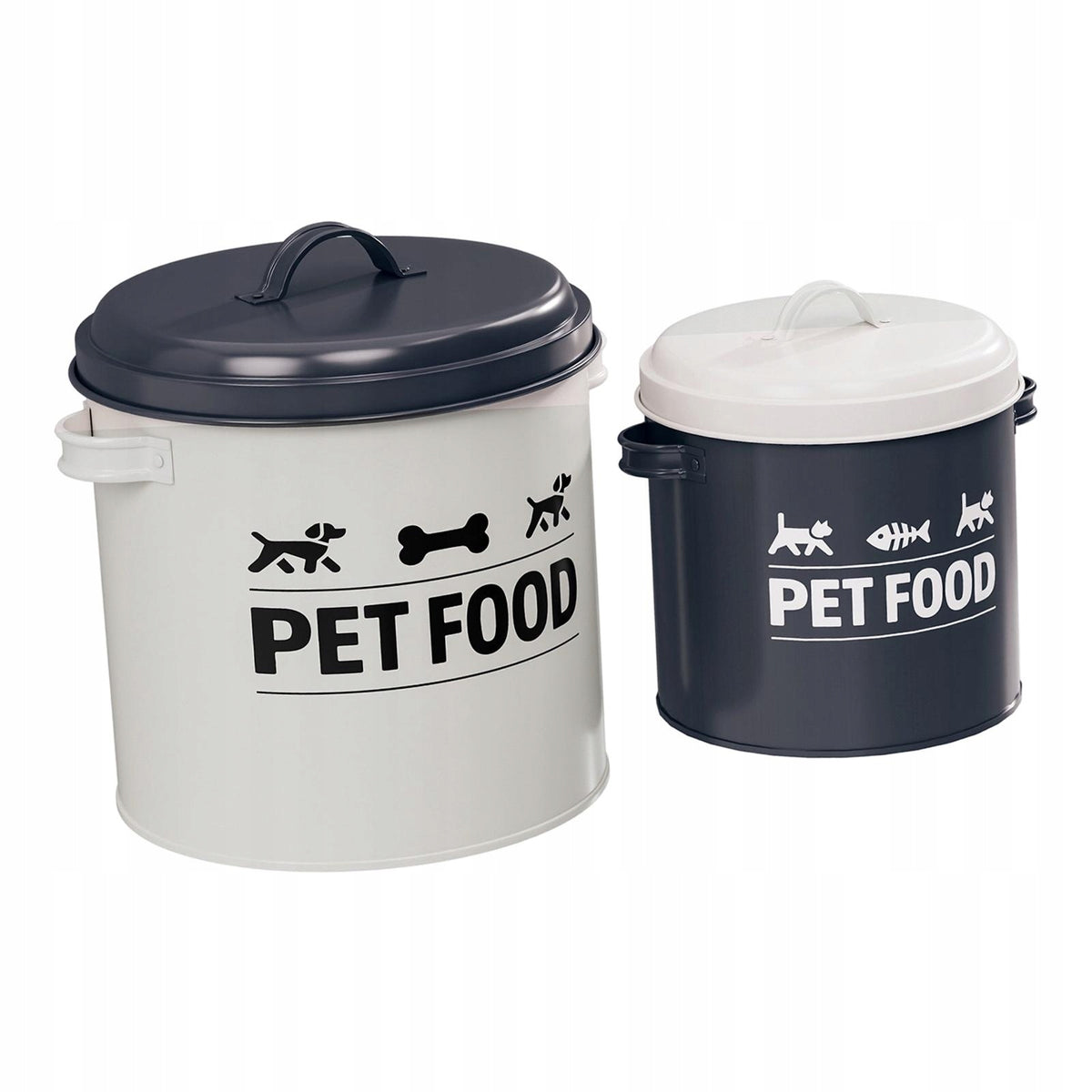 2x Dog Treat Storage Container Lidded for Farmhouse Dry Food Kitchen Manufacturer code 10664091465
