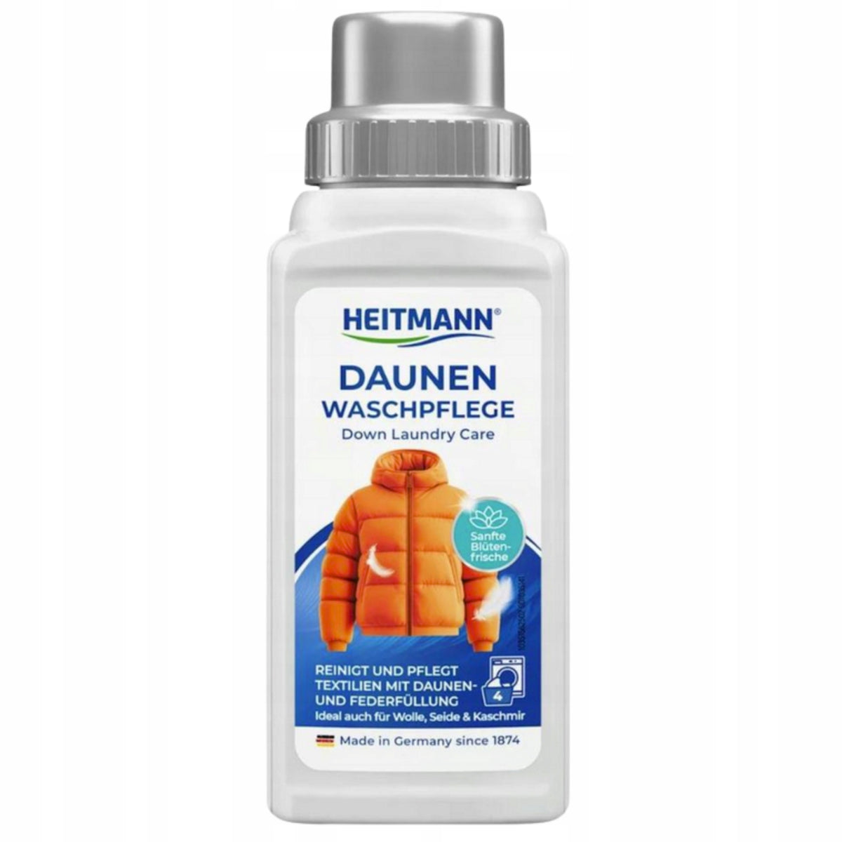 2x Down Jacket Cleaner Sleeping Bags Duvet Heitmann 250 ml Packaging status original