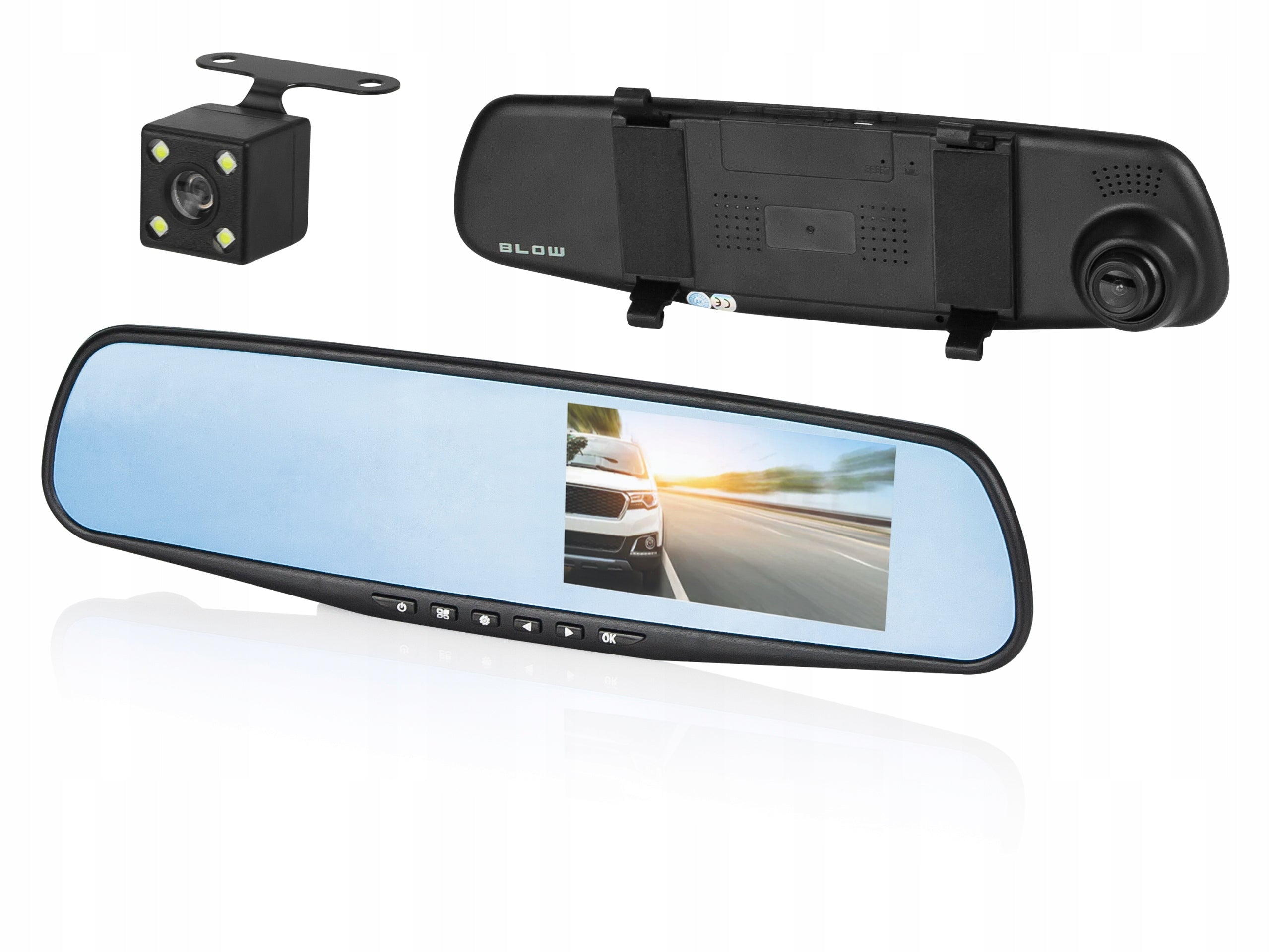2x Driving Recorder Blow F600 Full Hd With Two Cameras