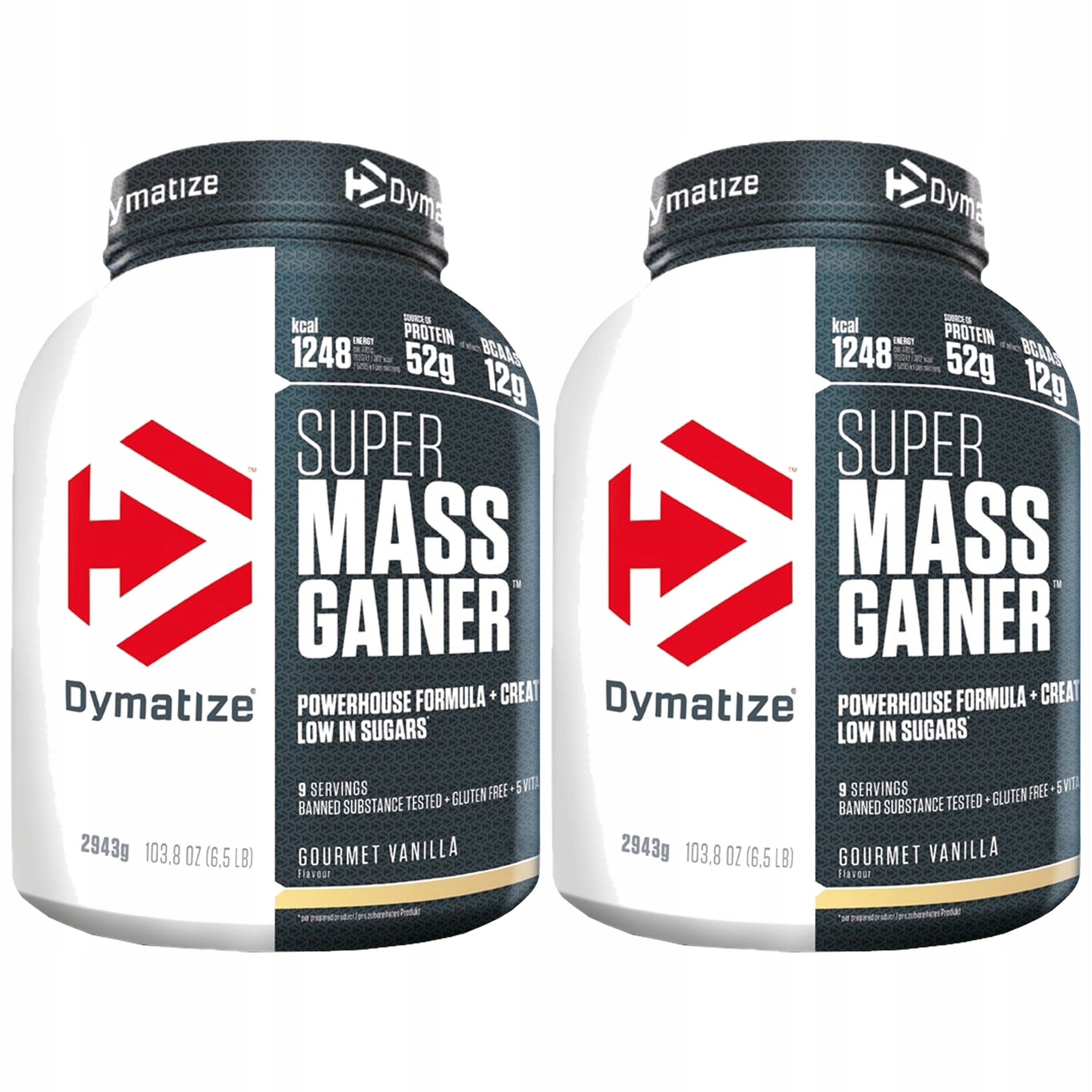 2x Dymatize Super Mass Gainer 2943g for XXL Muscle Gain