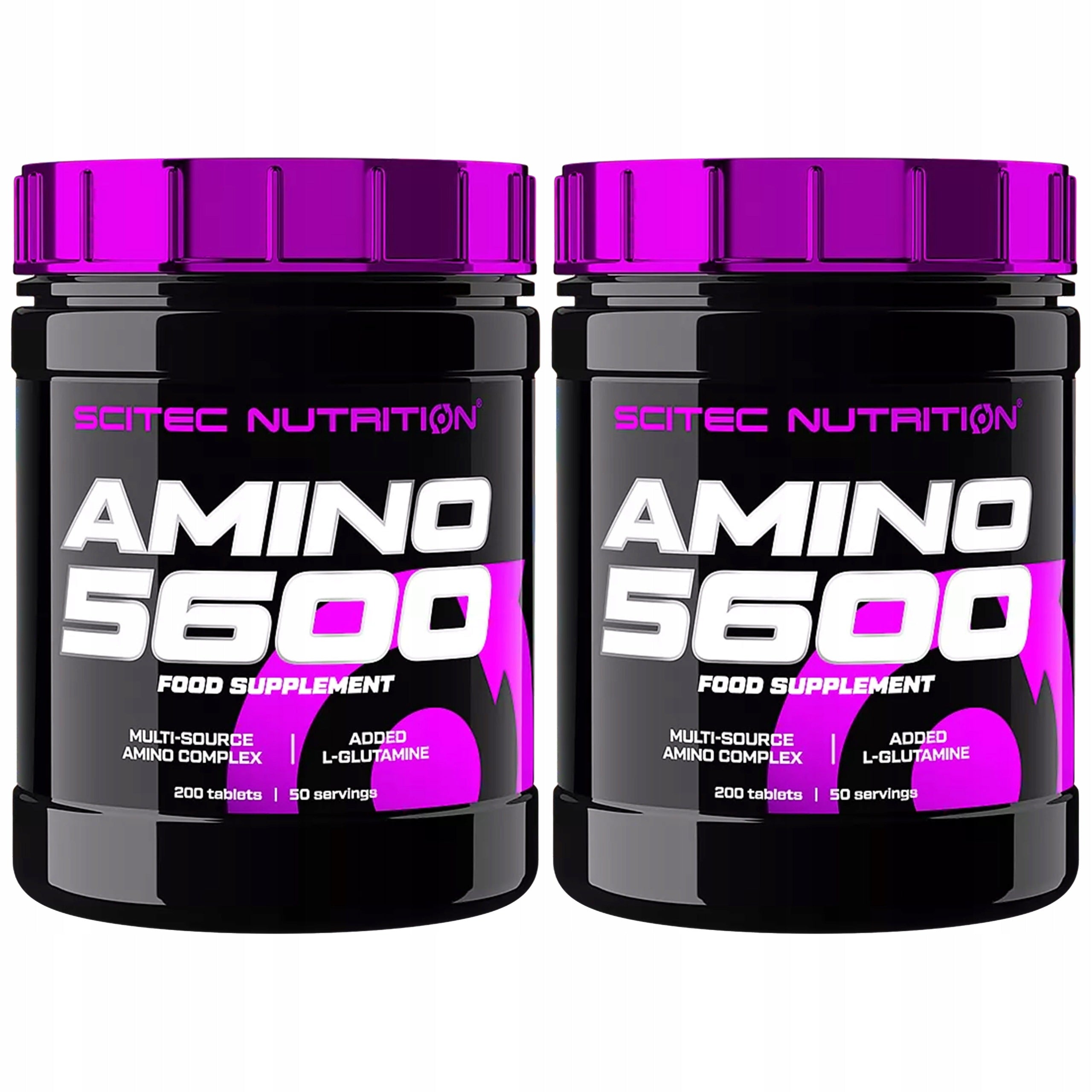 2x EAA BCAA Amino Acids 200 Tablets Muscle Support Growth Amino 5600 SCITE