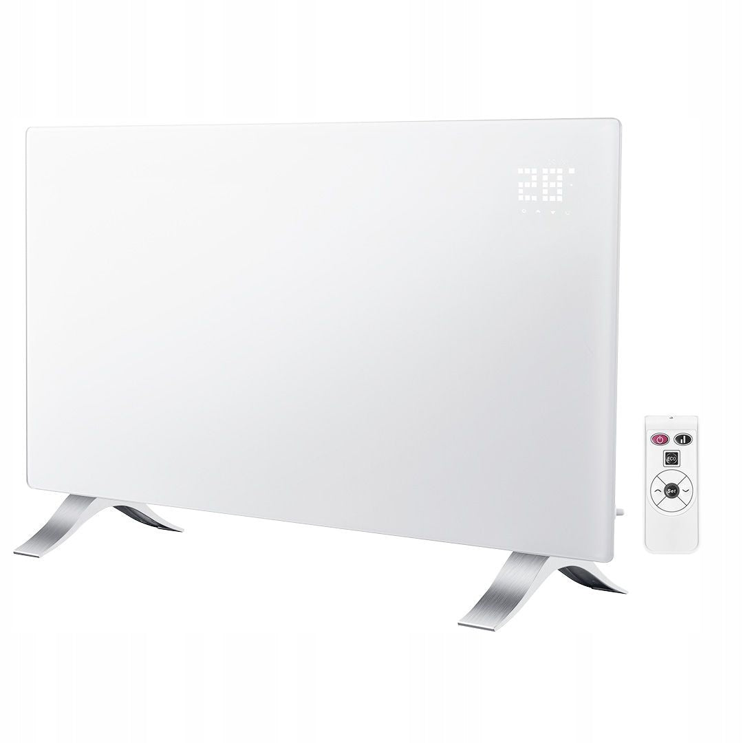 2x ELECTRIC CONVECTOR HEATER 1500W IP24 WITH REMOTE CONTROL, WIFI - T N90-094