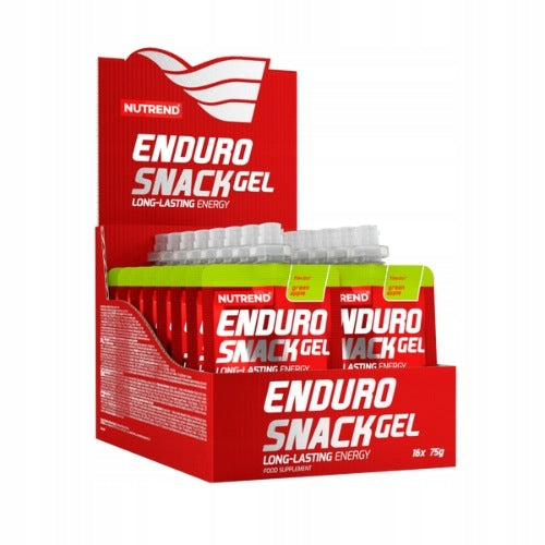 2x ENERGY GEL ENDUROSNACK BCAA TAURINE PALATINOSE 16x75g NUTREND Expiration date at least six months from the date of purchase