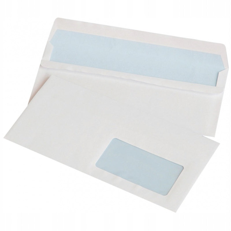 2x ENVELOPE DL SK OKIE RIGHT 45X90 114X162 WHITE (1000