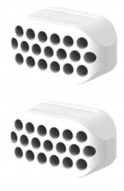 2x EXERCISE RUBBER INSTRUMENT MUSCLE EXERCISE JAWLINE JAW Color white