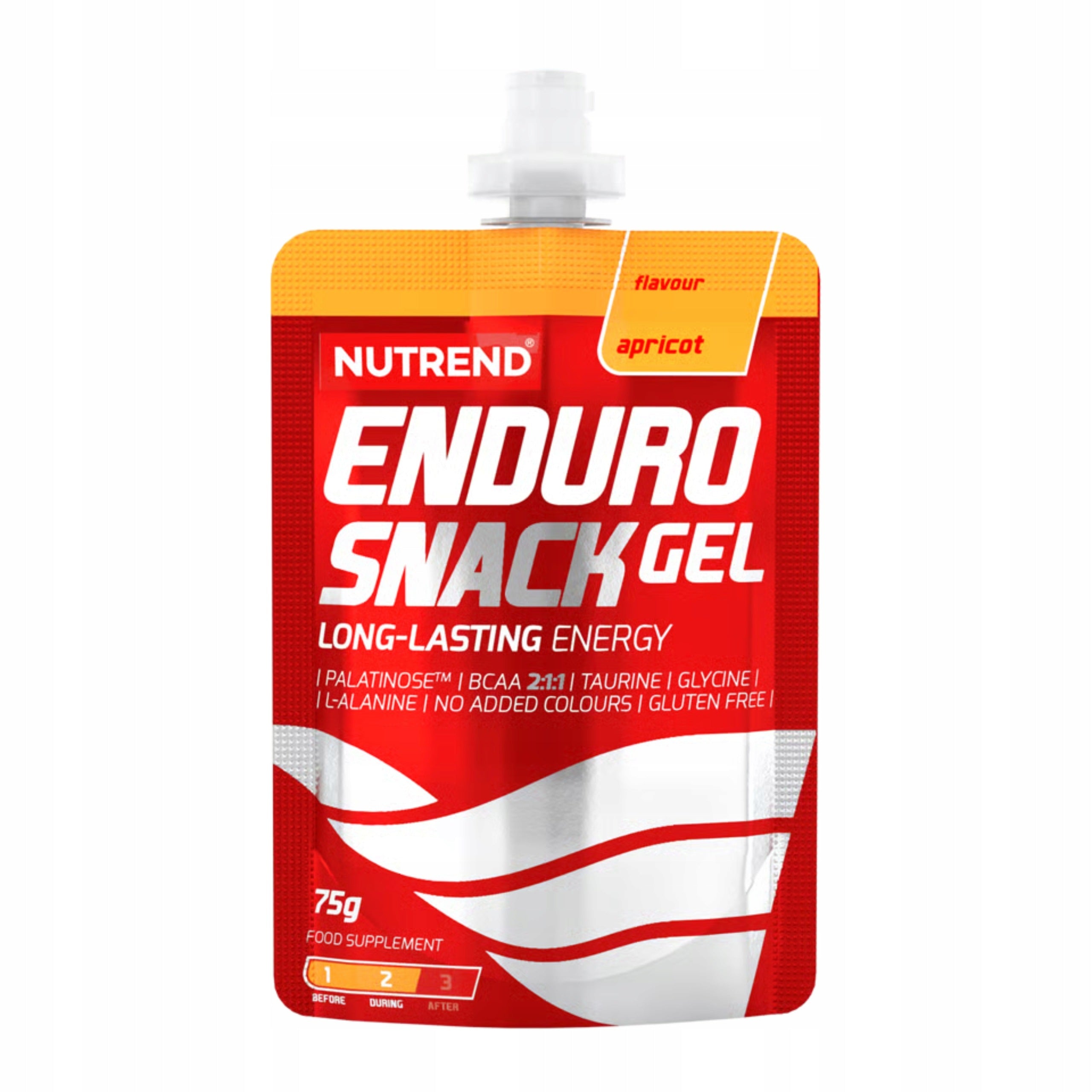 2x Energy Gel Performance BCAA Taurine Carnosine Palatinose NUTREND Brand Nutrend