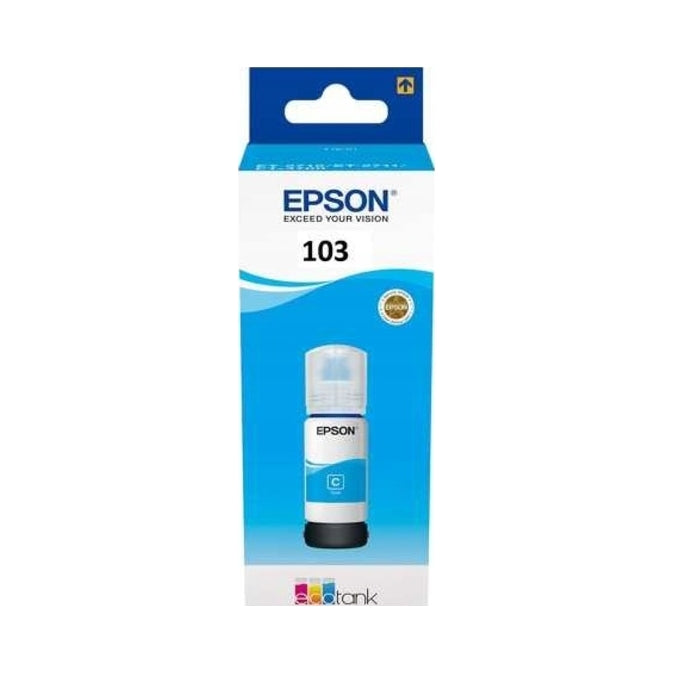 2x Epson C13T00S24A ink (original 103; 65 ml; blue)