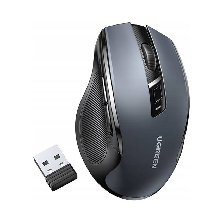 2x Ergonomic USB 2.4GHz 4000DPI Wireless Optical Mouse black