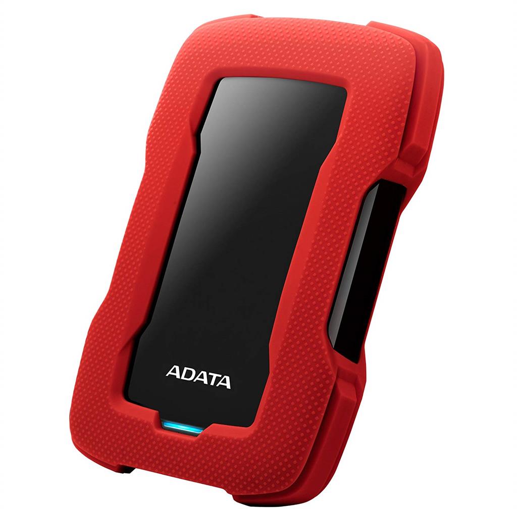 2x External HDD ADATA HD330 (1TB ; 2.5'' ; USB 3.2 gen. 1 ; red Model Durable Lite HD330