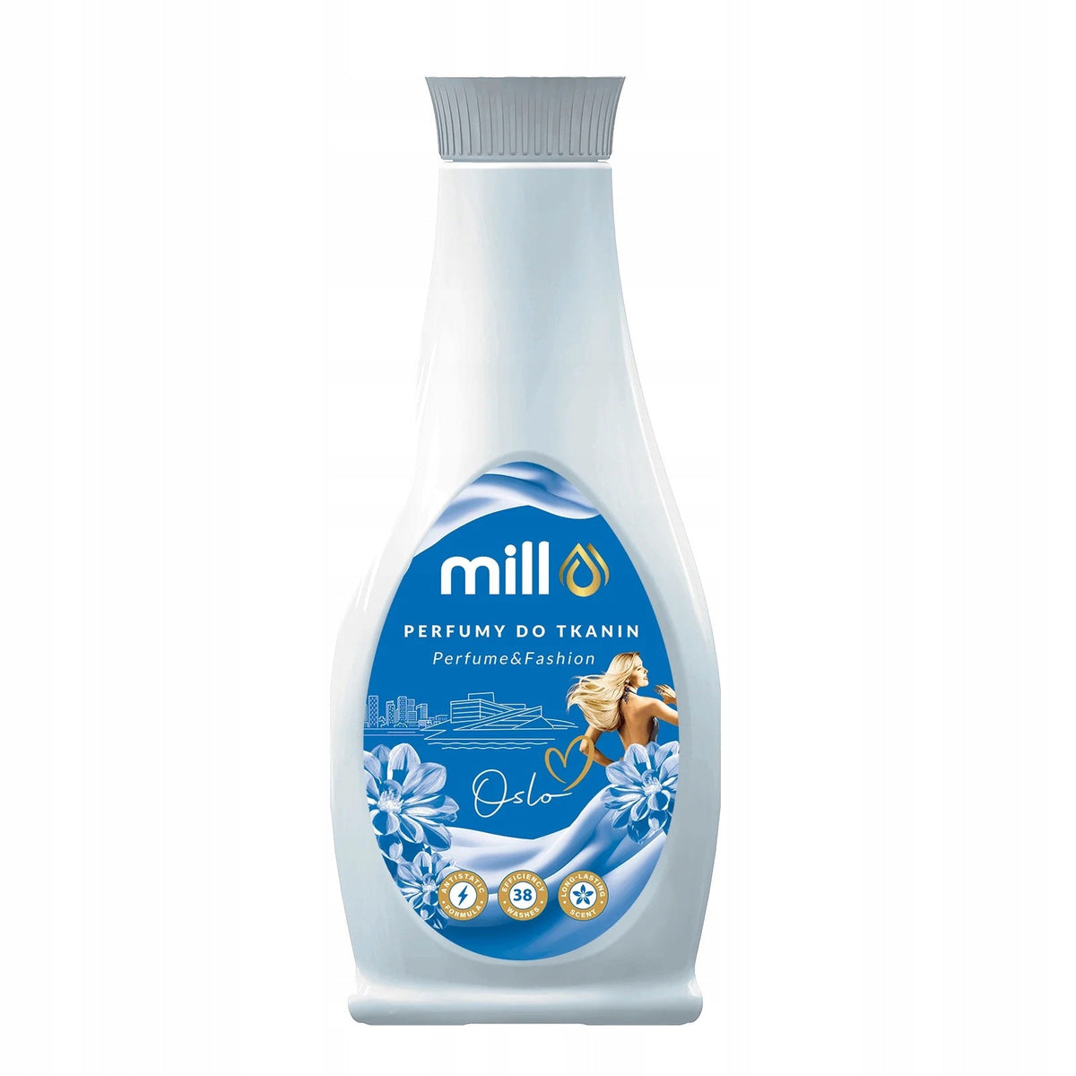 2x FABRIC PERFUME SOFTENER PERMANENT FRAGRANCE MILL OSLO 750ml Packaging status original