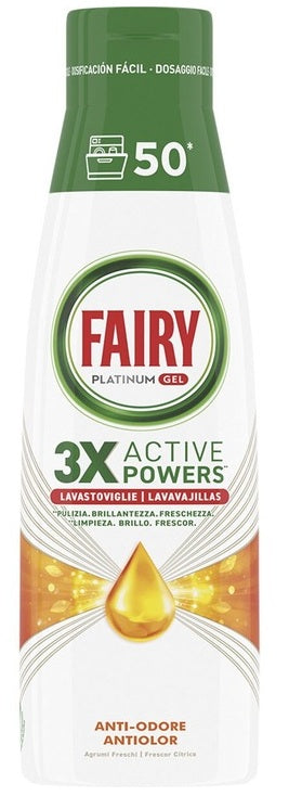2x FAIRY 3XACTIVE POWERS CONCENTRATED DISHWASHER GEL 900ml
