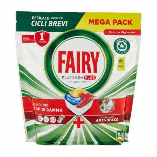 2x FAIRY PLATINUM PLUS DISHWASHER CAPSULES ALLin ONE 60pcs LEMON