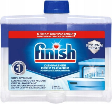 2x FINISH TWO-PHASE LIQUID CLEANER FOR DISHWASHER INTERIOR CLEANING 250ml