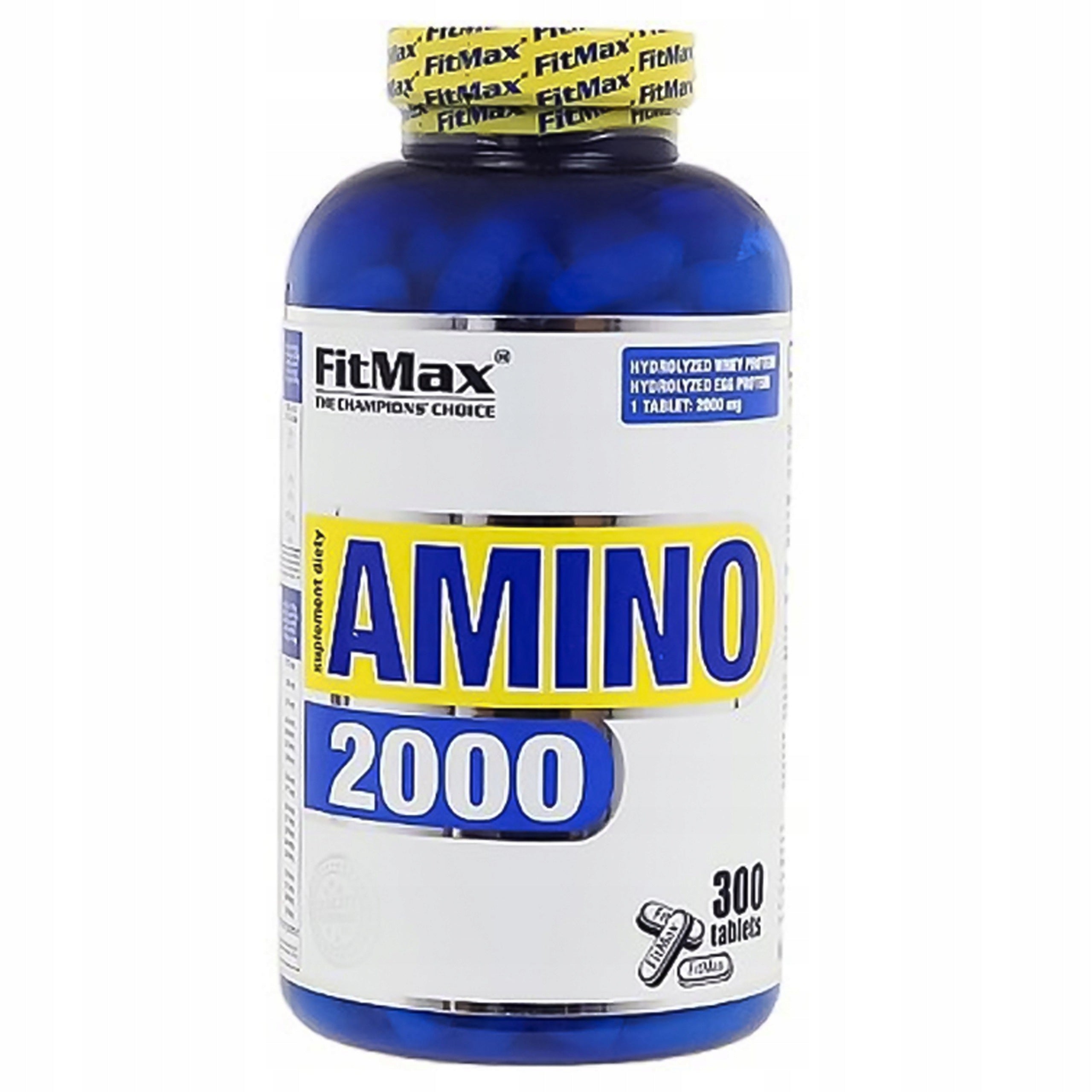 2x FITMAX Amino 2000 300 tablets BCAA EAA amino acids Protein Mass Strength Brand FitMax