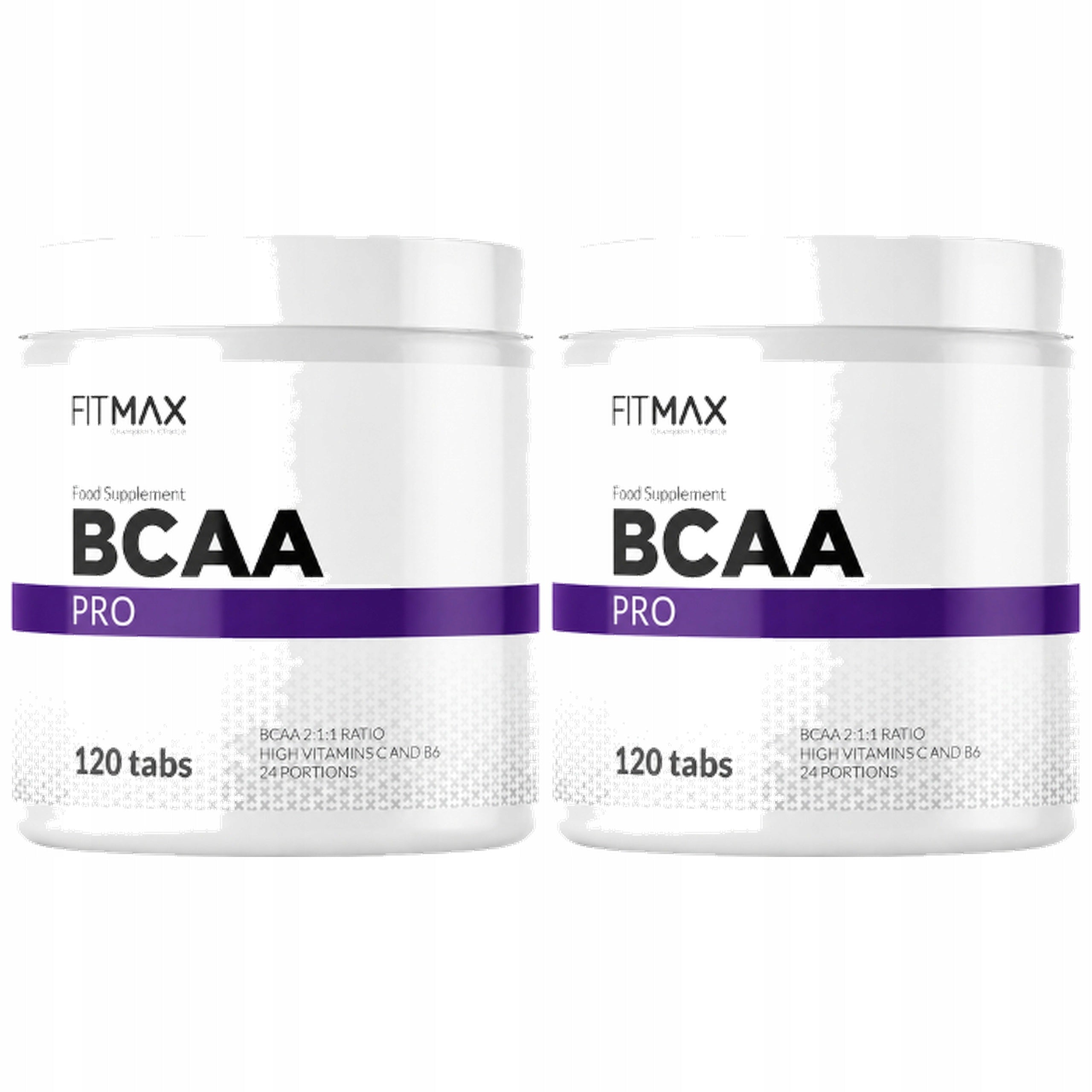 2x FITMAX BCAA Pro 4200 120 tablets Anabolic amino acids Regeneration Expiration date at least six months from the date of purchase