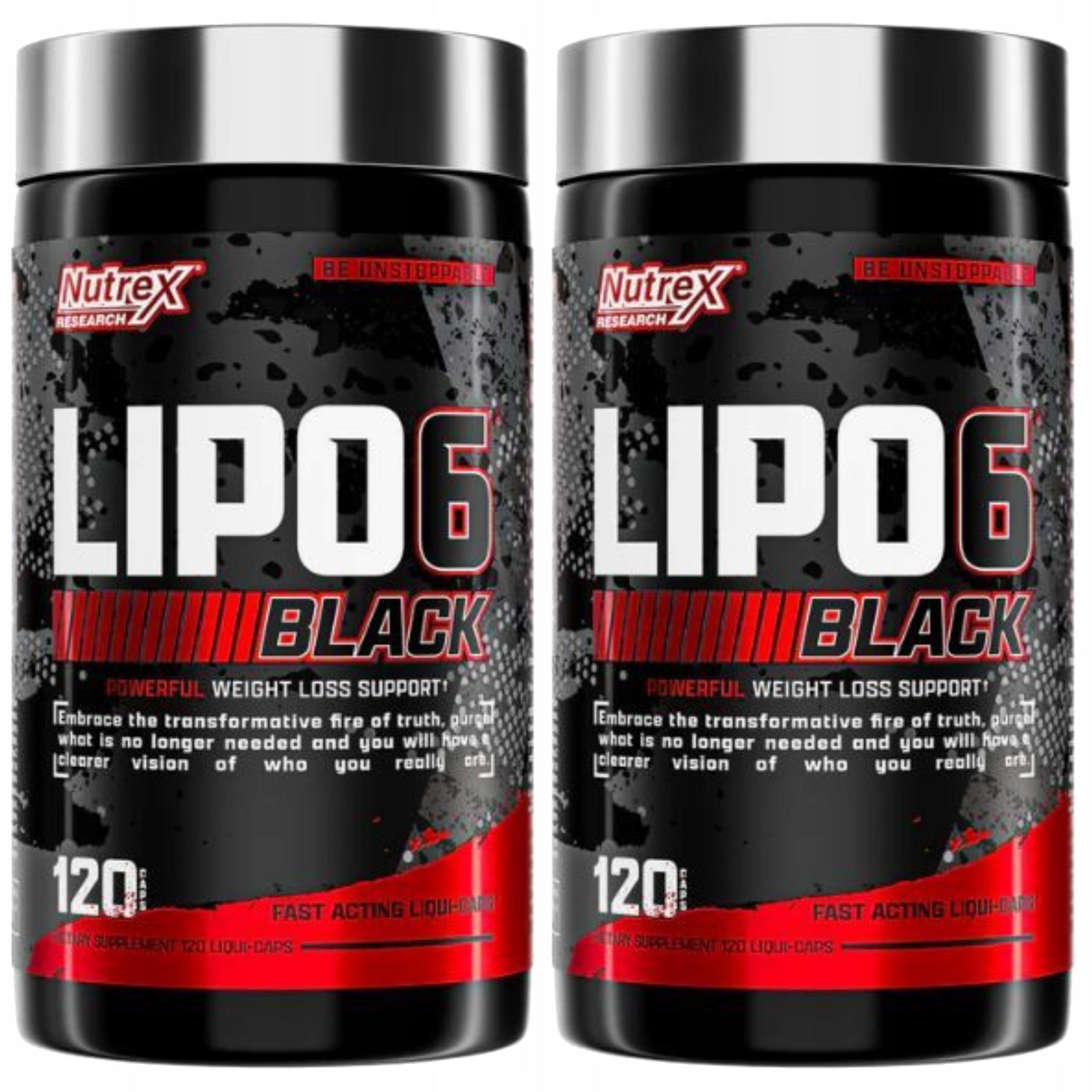 2x Fat Burner 200mg caffeine thermogenics 120caps NUTREX