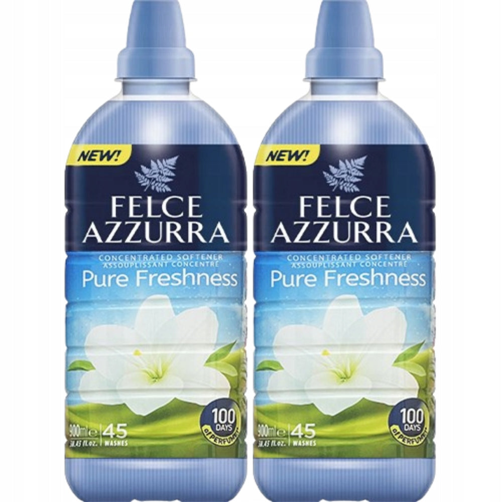2x Felce Azzurra Pura Freschezza Rinse Concentrate 900 ml