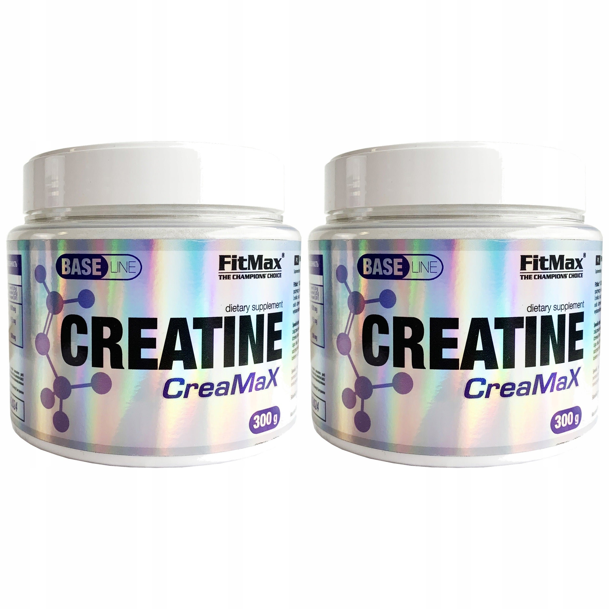 2x FitMax Creatine CreaMaX 300g MONOHYDRATE TAURINE