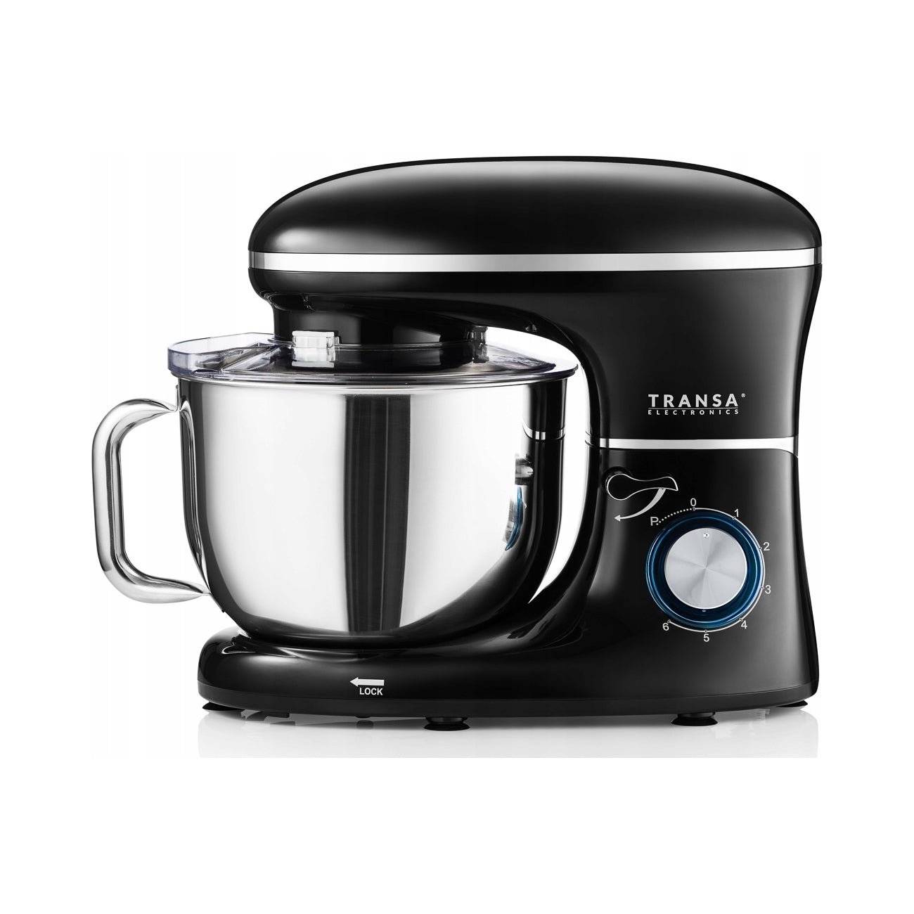 2x Food Processor Transa Electronics Blackchef 3000 W Black