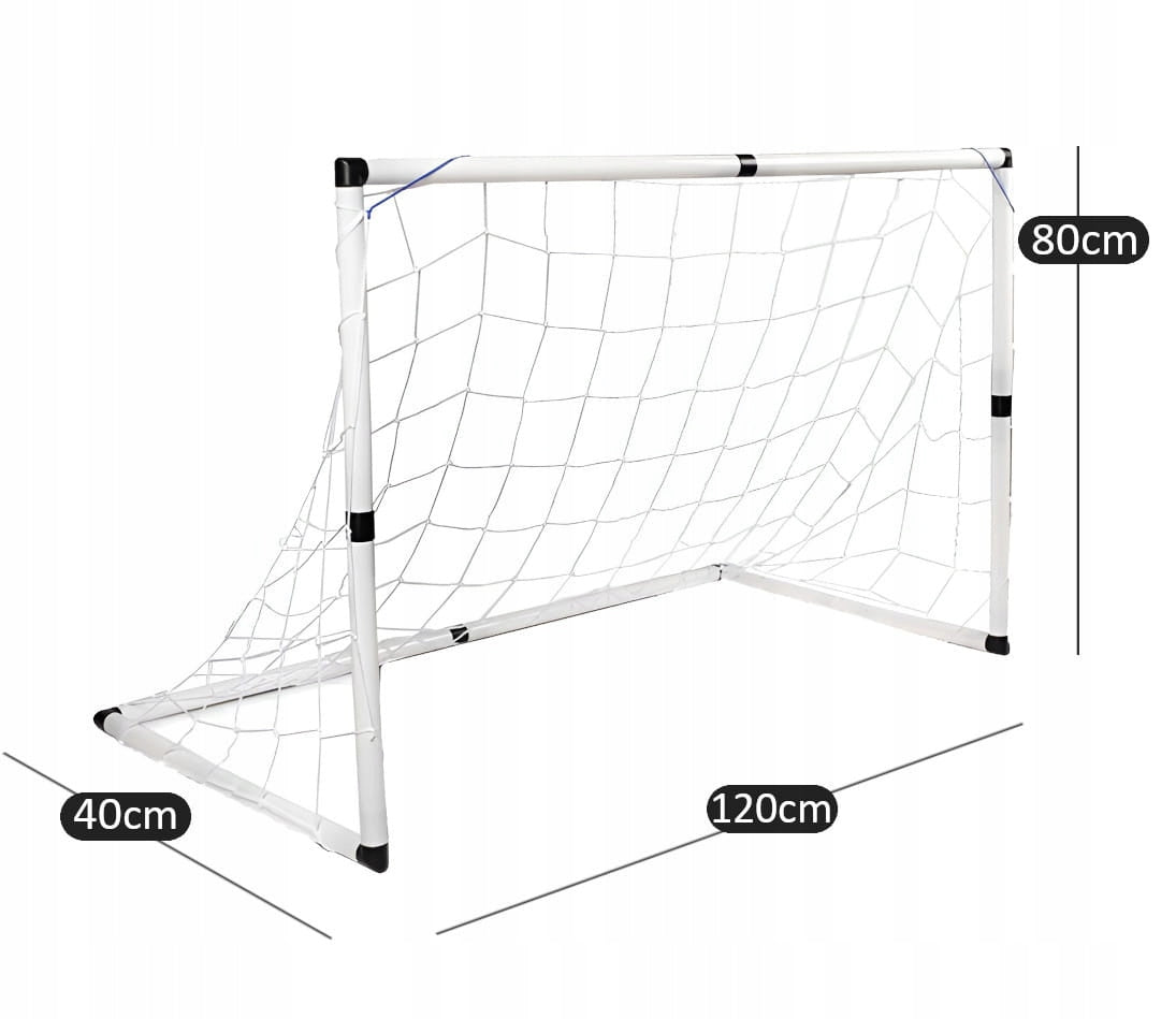 2x Football Goal for Kids Training Set with Ball and Pump Folding Manufacturer code Z432Z
