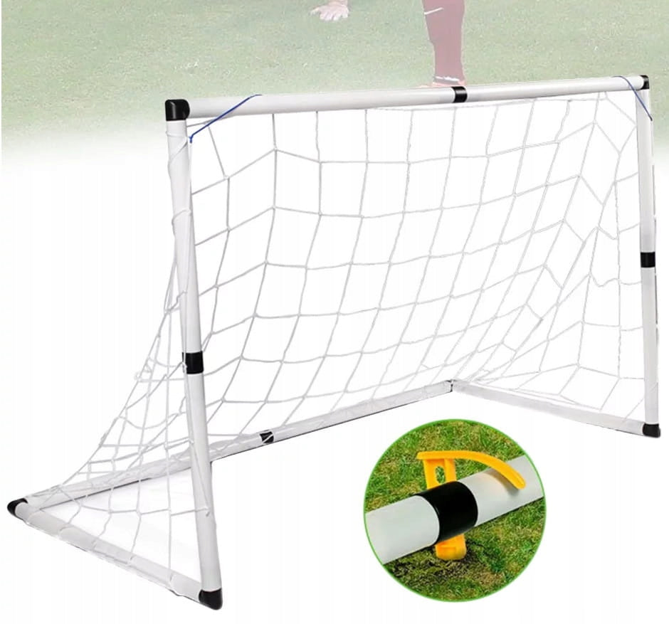 2x Football Goal for Kids Training Set with Ball and Pump Folding Number of items in the set 16