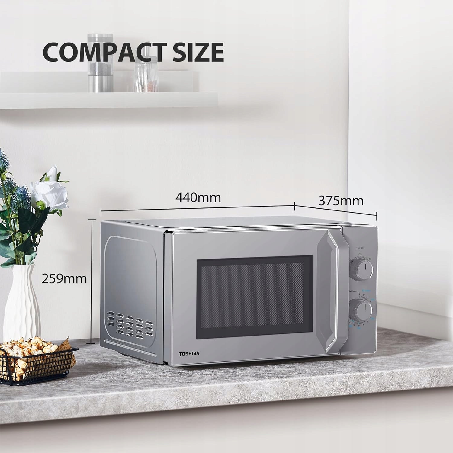 2x Freestanding Microwave Oven Toshiba Solo Model SOLO