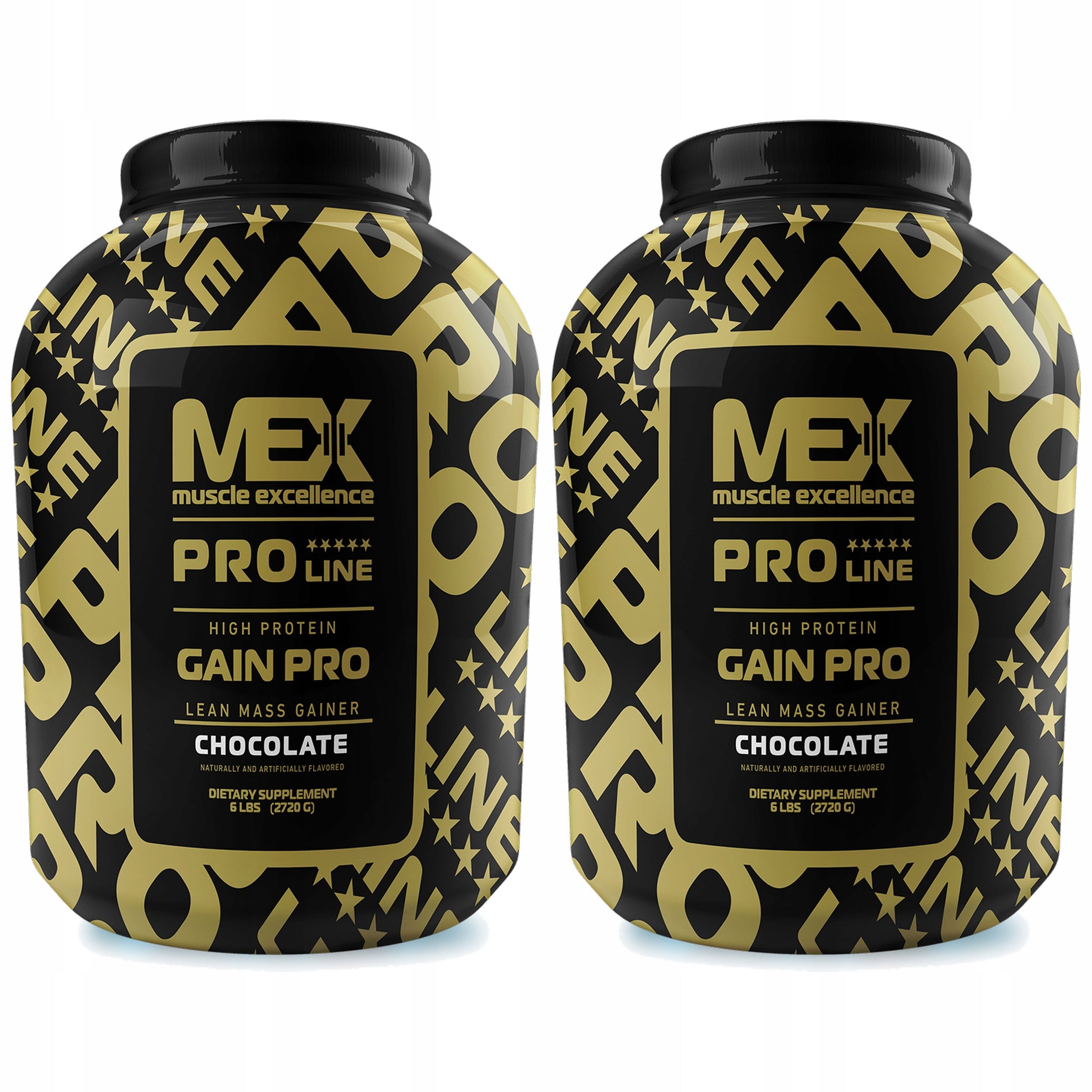 2x GAIN PRO 2722g Gainer Protein Carbohydrate for Muscle Mass Vanilla
