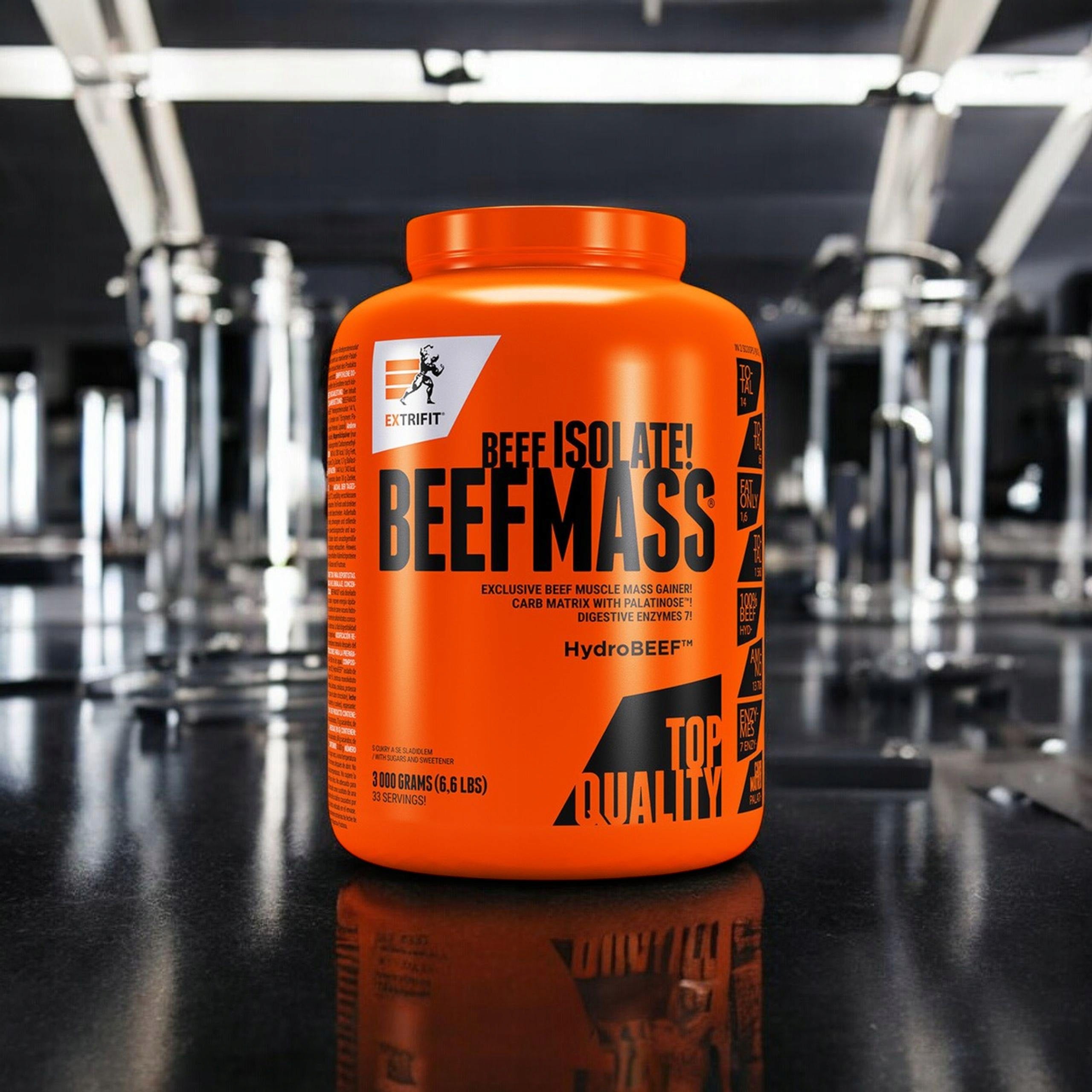 2x GAINER BEEF MASS BEEF PROTEIN MUSCLE MASS 3000g EXTRIFIT Brand Extrifit