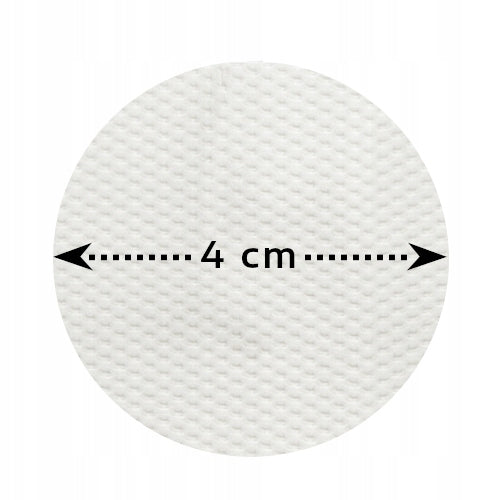 2x GEL ELECTRODE ELECTROSTIMULATOR TENS/EMS ELECTRODES PAIR ROUND 4 CM Brand FIZJOLOVE