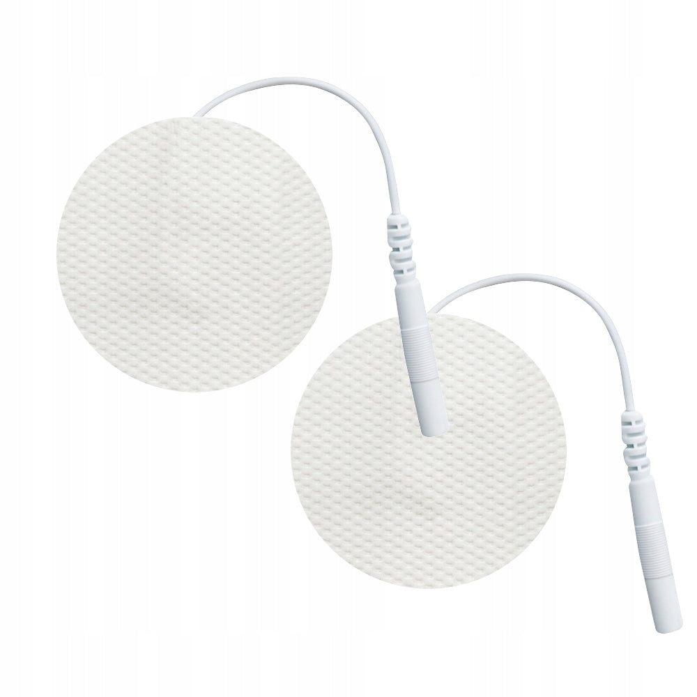 2x GEL ELECTRODE ELECTROSTIMULATOR TENS/EMS ELECTRODES PAIR ROUND 4 CM Medical device no