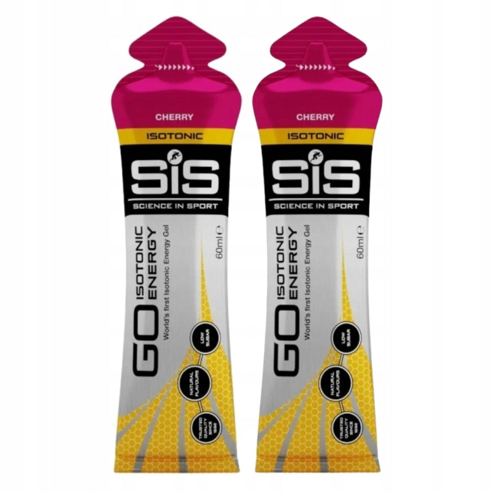 2x GEL SIS GO ISOTONIC ENERGY 60 ML FAST ISOTONIC CARBOHYDRATE ENERGY Expiration date at least six months from the date of purchase