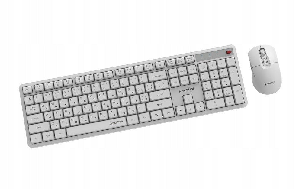 2x GEMBIRD WIRELESS KEYBOARD + MOUSE SILENT KEY PRO BUSINESS, Keyboard type membrane